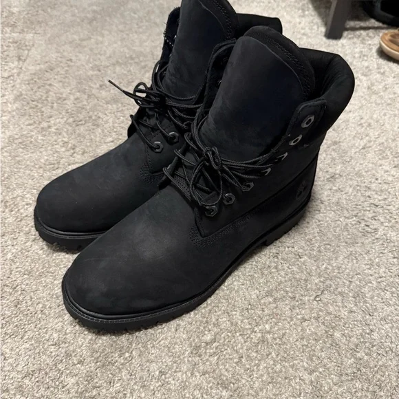 Timberland Men's Dark Leather Boots - Picture 2 of 6